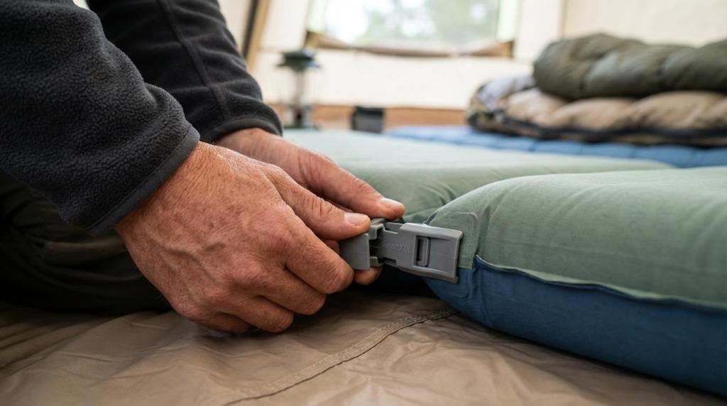 Guide: Sådan kobler du to luftmadrasser sammen med Smart Klik (step-by-step)