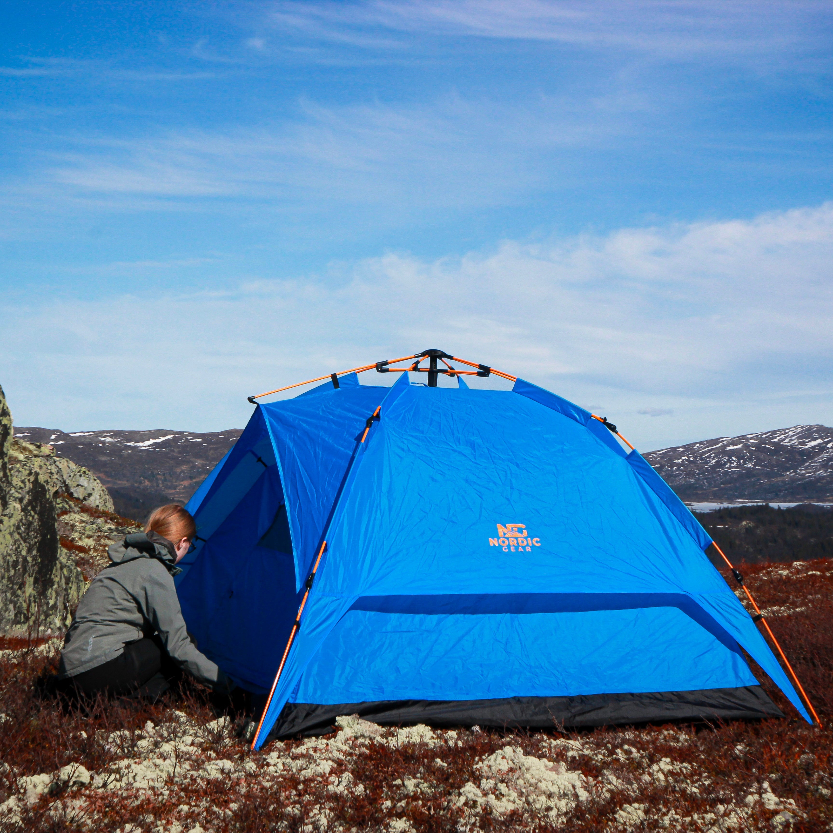 Nordic Gear™ Automatisk Telt - 3 personer Nordic Gear