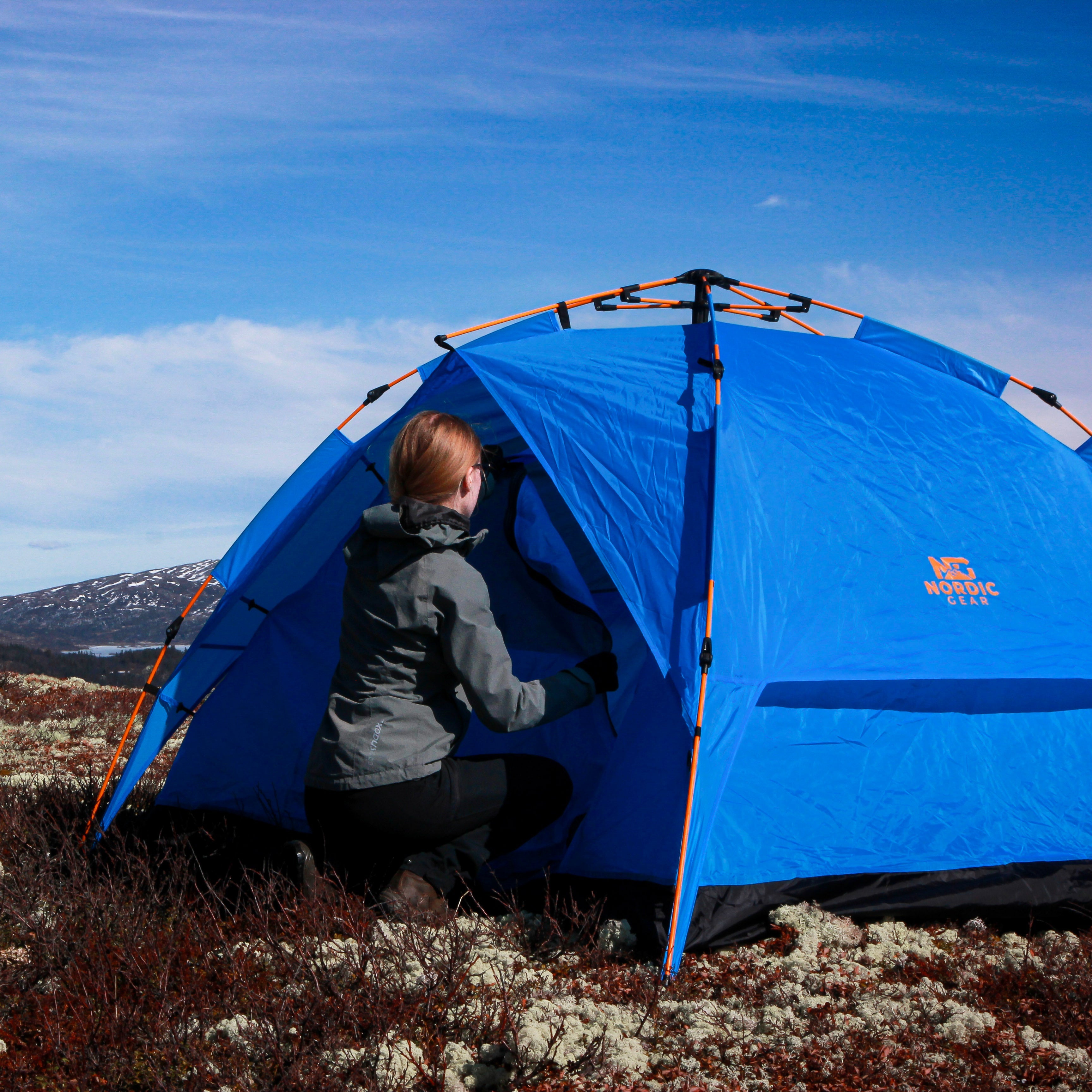 Nordic Gear™ Automatisk Telt - 3 personer Nordic Gear