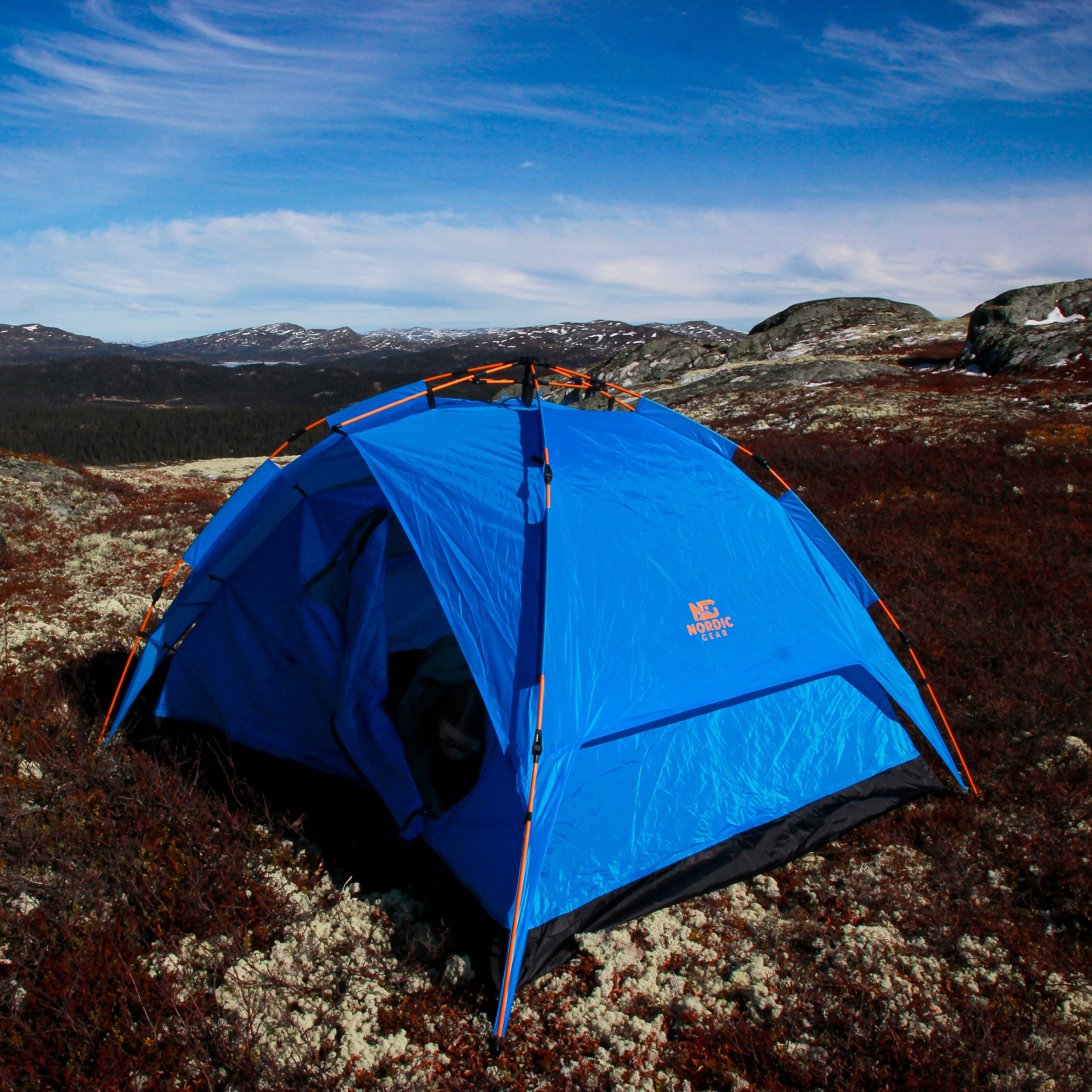 RESALE Nordic Gear™ Automatisk Telt - 3 personer Nordic Gear
