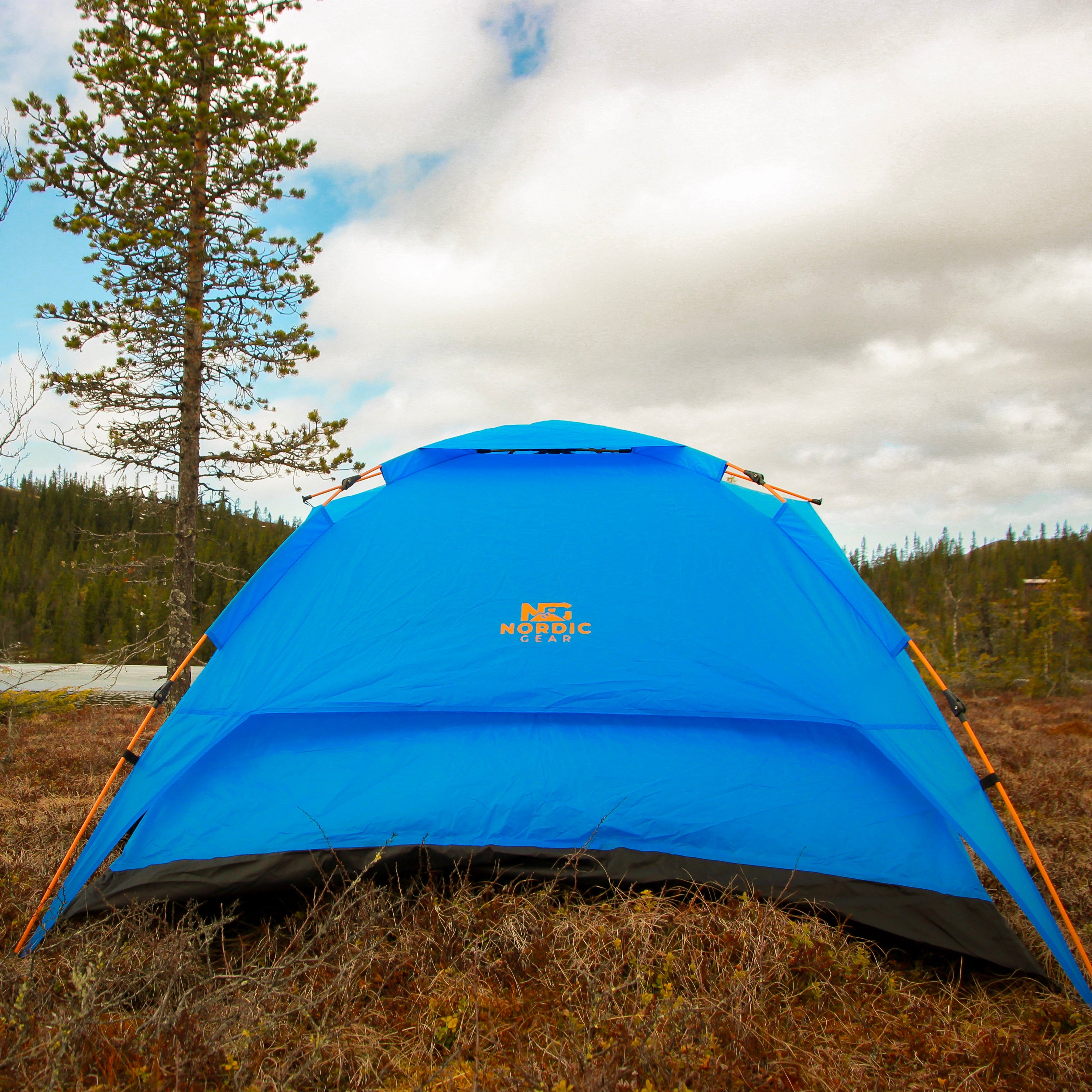 Nordic Gear™ Automatisk Telt - 3 personer Nordic Gear