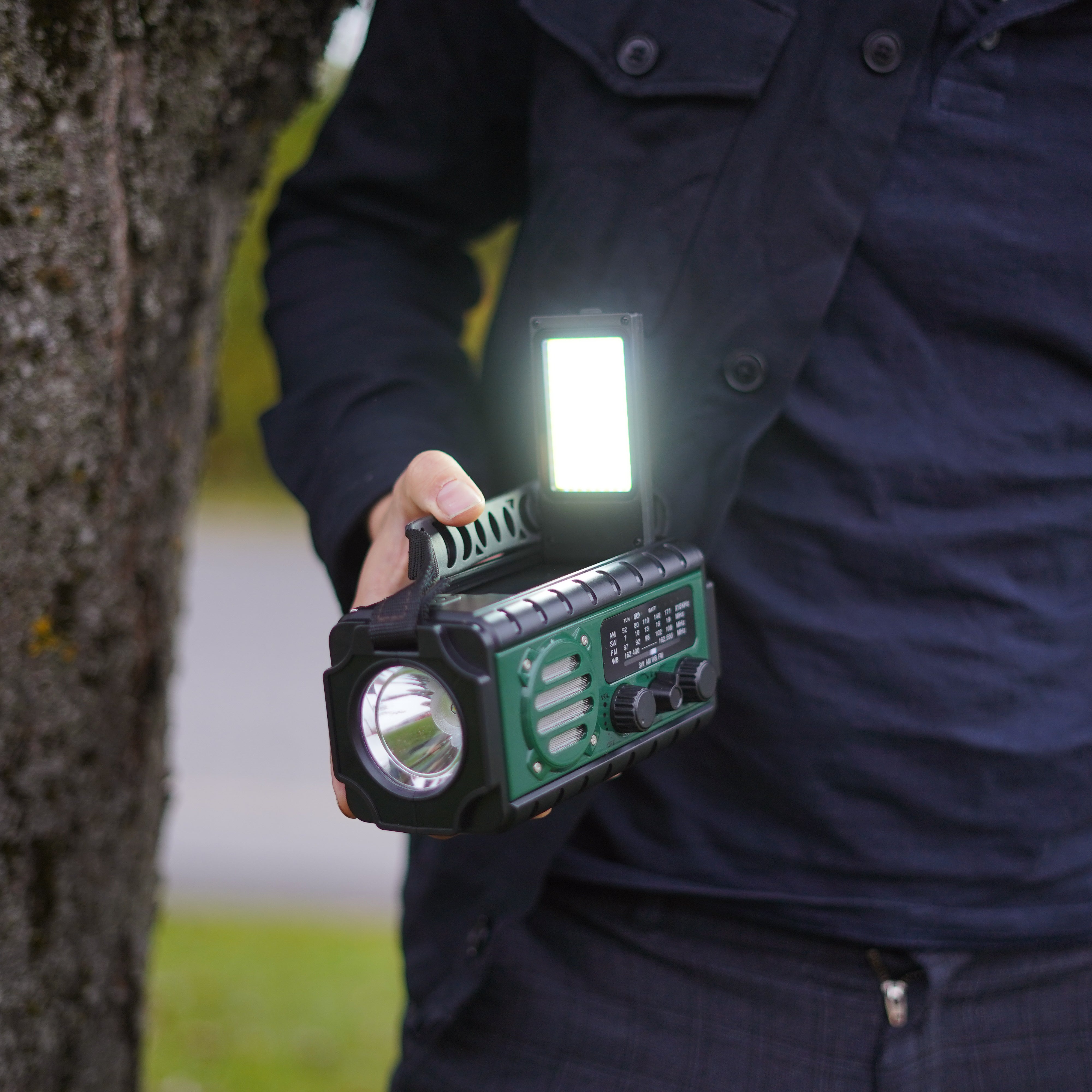 Nordic Gear™ Nødradio med solcellepanel Nordic Gear