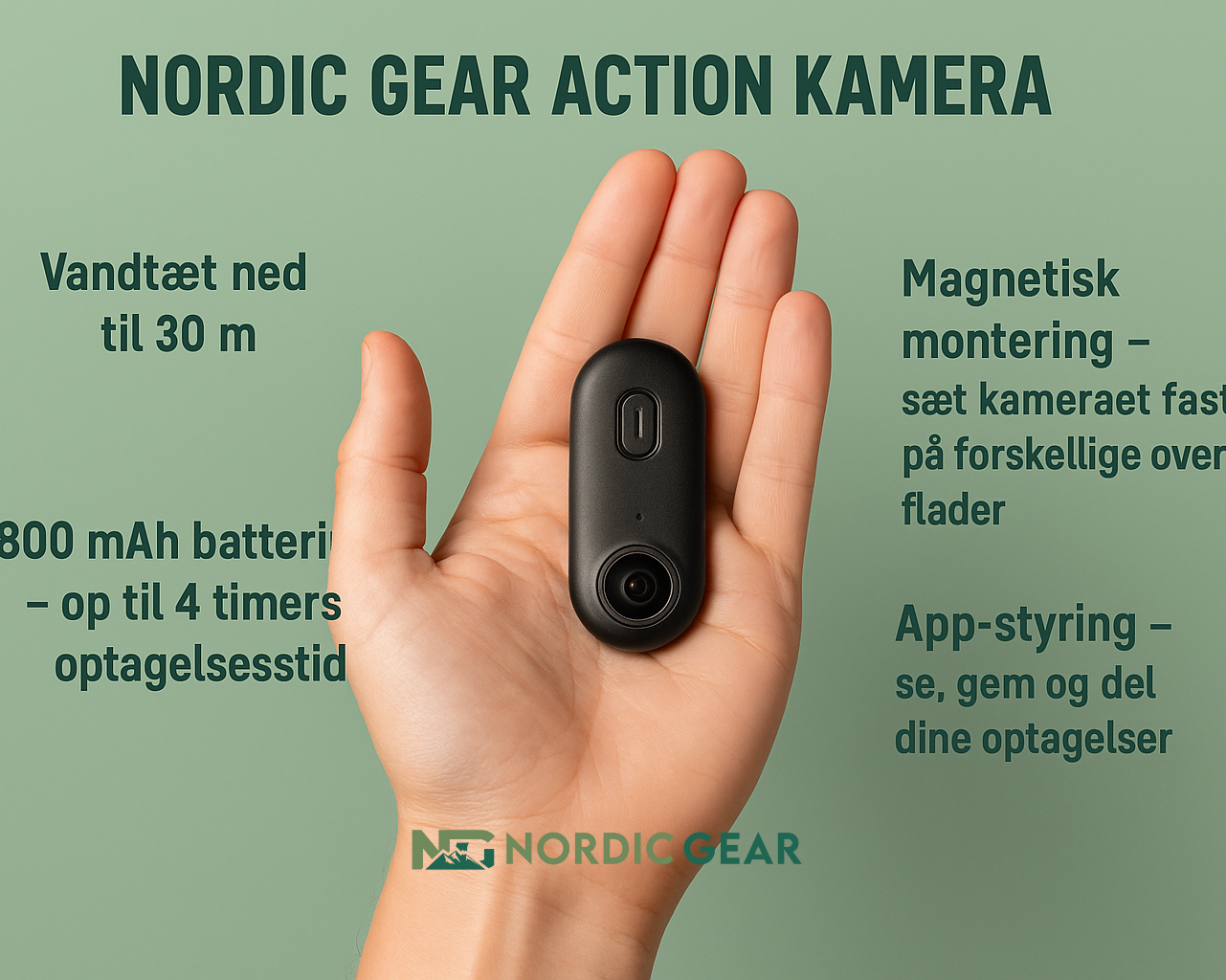Nordic Gear™ Kamera Pro Nordic Gear