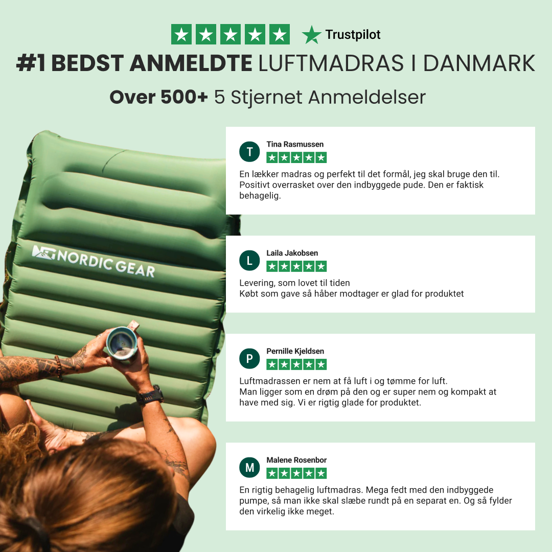 RESALE Nordic Gear™ Luftmadras alm udgave Nordic Gear