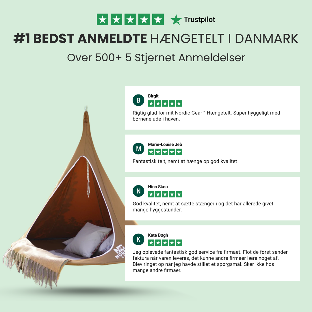 RESALE Nordic Gear™ Hængetelt (skån miljøet) Nordic Gear