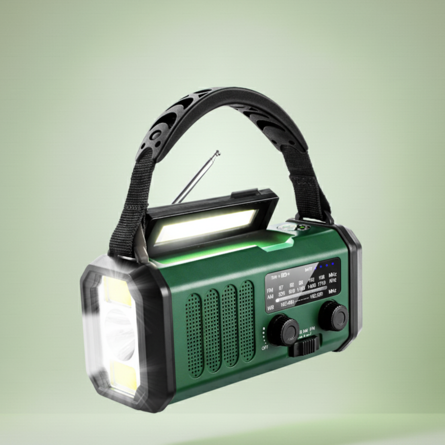 Nordic Gear Nødradio 20.000mah med solcellepanel Nordic Gear