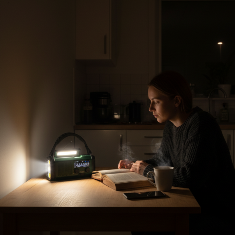 Nordic Gear™ Nødradio med solcellepanel Nordic Gear