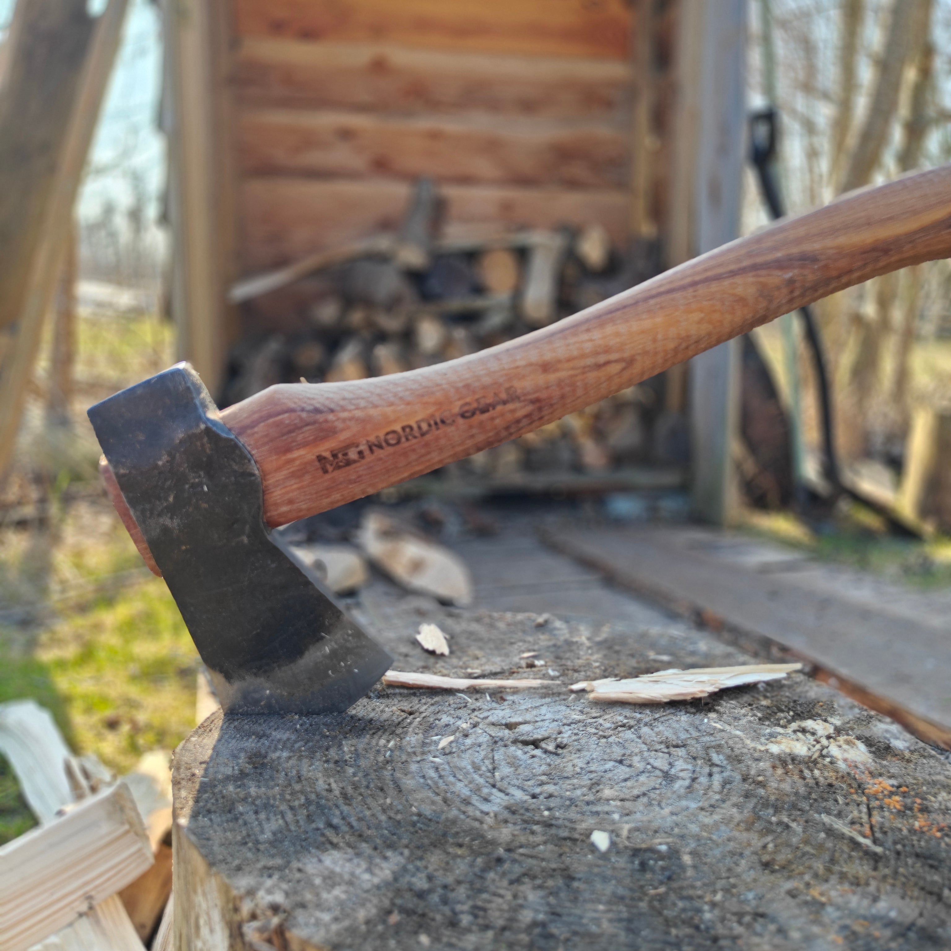 Nordic Gear™ håndsmedet økse